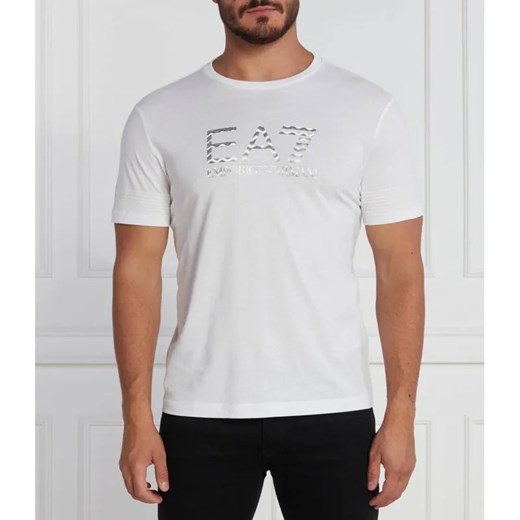 EA7 T-shirt | Regular Fit ze sklepu Gomez Fashion Store w kategorii T-shirty męskie - zdjęcie 184946202
