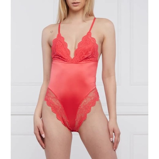 Guess Underwear  Satynowe body ANOUK | Slim Fit ze sklepu Gomez Fashion Store w kategorii Body damskie - zdjęcie 184946911