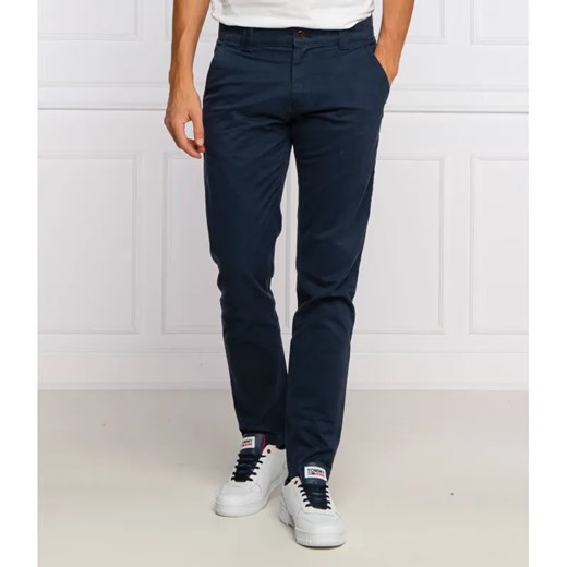 Tommy Jeans Spodnie chino Scanton | Slim Fit ze sklepu Gomez Fashion Store w kategorii Spodnie męskie - zdjęcie 184947014
