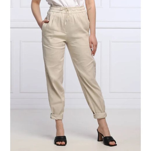 Marc Cain Lniane spodnie | Loose fit ze sklepu Gomez Fashion Store w kategorii Spodnie damskie - zdjęcie 184947151