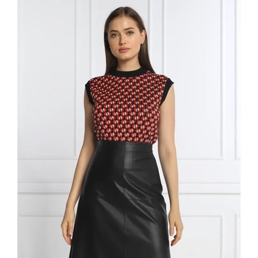 Marella Kamizelka CHEQUE | Regular Fit | z dodatkiem wełny ze sklepu Gomez Fashion Store w kategorii Kamizelki damskie - zdjęcie 184947154