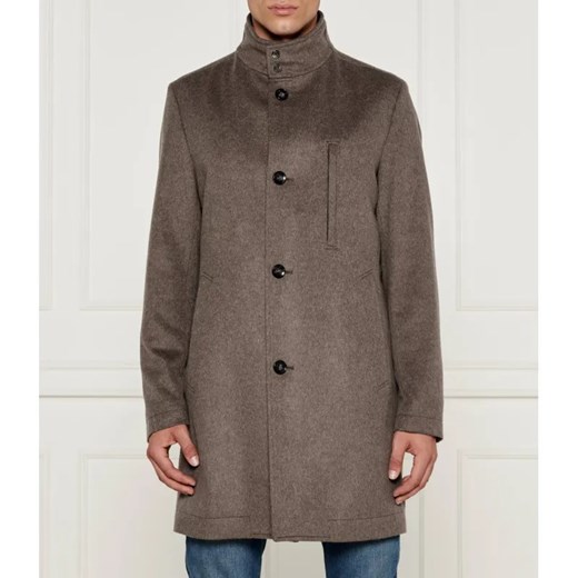 BOSS BLACK Wełniany płaszcz H-Hyde-SU-244 | z dodatkiem kaszmiru ze sklepu Gomez Fashion Store w kategorii Płaszcze męskie - zdjęcie 184947354