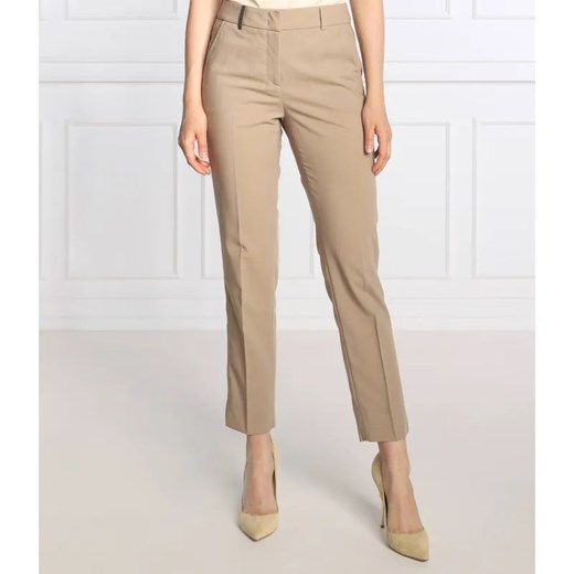Peserico Spodnie | Regular Fit | z dodatkiem wełny ze sklepu Gomez Fashion Store w kategorii Spodnie damskie - zdjęcie 184947504