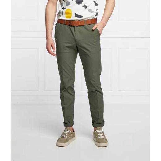 BOSS BLACK Spodnie chino Kaito1-Travel2_P | Slim Fit ze sklepu Gomez Fashion Store w kategorii Spodnie męskie - zdjęcie 184947572