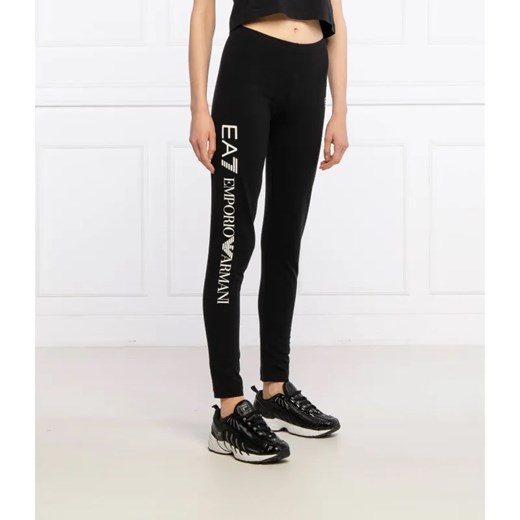 EA7 Legginsy | Slim Fit ze sklepu Gomez Fashion Store w kategorii Spodnie damskie - zdjęcie 184947754