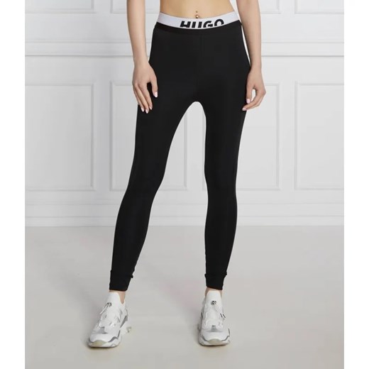 HUGO Legginsy Noomy | Slim Fit ze sklepu Gomez Fashion Store w kategorii Spodnie damskie - zdjęcie 184947901
