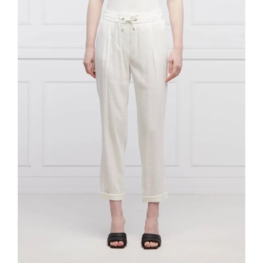 Marc Cain Lniane spodnie | Relaxed fit ze sklepu Gomez Fashion Store w kategorii Spodnie damskie - zdjęcie 184948191