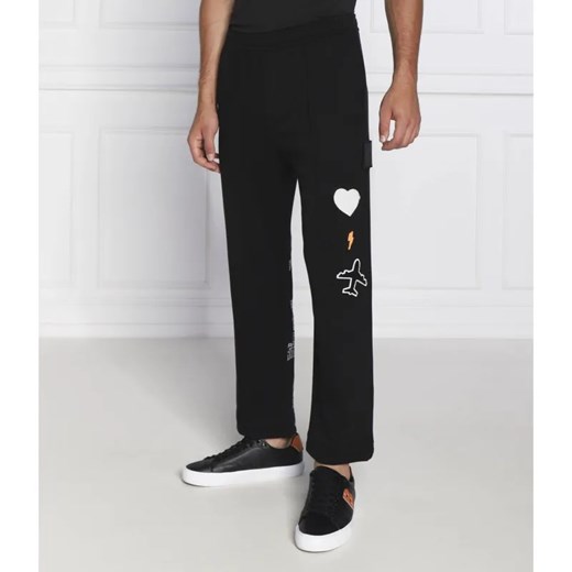 BOSS GREEN Spodnie dresowe Hurley Lotus | Relaxed fit ze sklepu Gomez Fashion Store w kategorii Spodnie męskie - zdjęcie 184948393