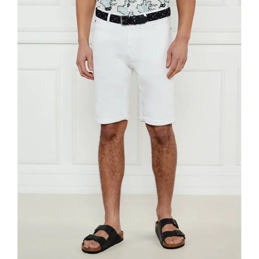 HUGO Jeansowe szorty 634 | Tapered fit 31 okazja Gomez Fashion Store