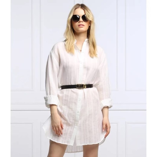 POLO RALPH LAUREN Sukienka plażowa | z dodatkiem lnu ze sklepu Gomez Fashion Store w kategorii Sukienki - zdjęcie 184948633