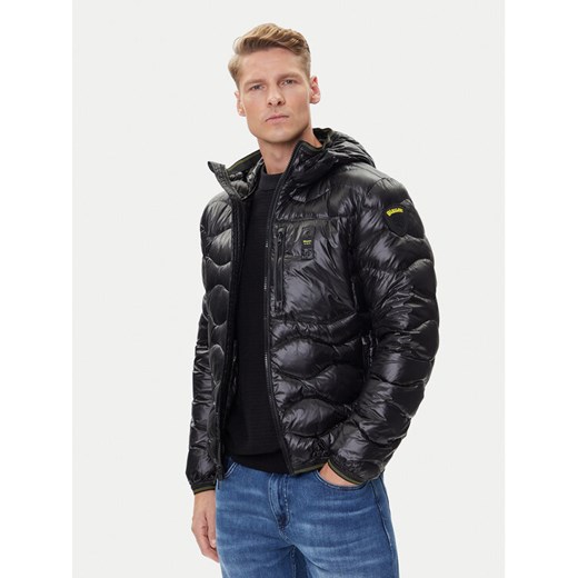 Blauer Kurtka puchowa 25WBLUC03074 Czarny Regular Fit ze sklepu MODIVO w kategorii Kurtki męskie - zdjęcie 184949764
