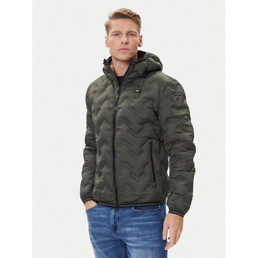 Blauer Kurtka puchowa 25WBLUC03233 Zielony Regular Fit ze sklepu MODIVO w kategorii Kurtki męskie - zdjęcie 184949782