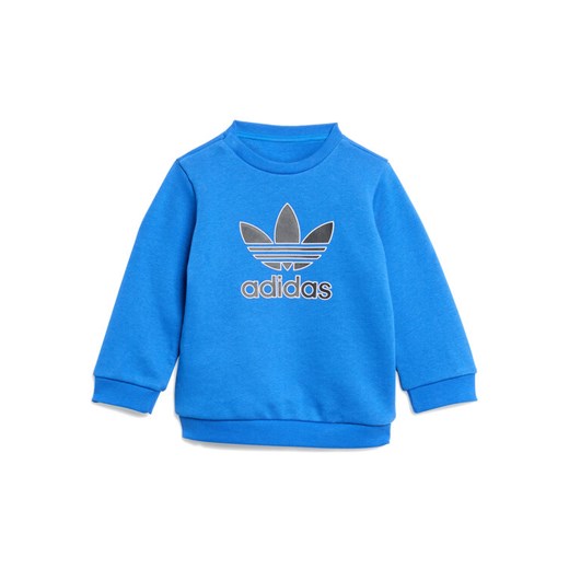 adidas Dres Trefoil JY0136 Niebieski Regular Fit 3_4Y MODIVO