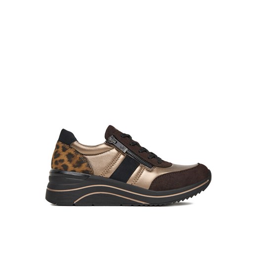 Remonte Sneakersy D0T09-91 Brązowy ze sklepu MODIVO w kategorii Buty sportowe damskie - zdjęcie 184949863