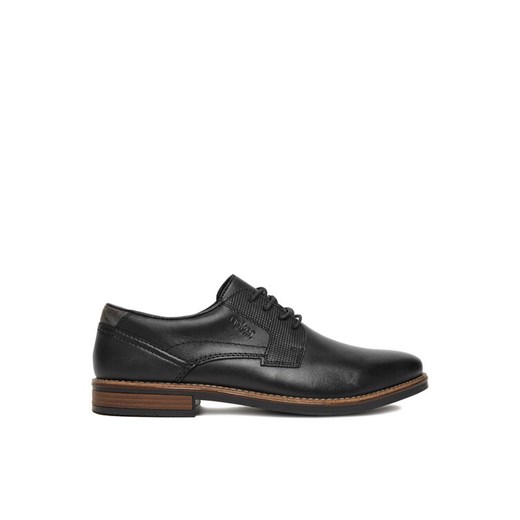 Rieker Półbuty 13523-00 Czarny ze sklepu MODIVO w kategorii Buty eleganckie męskie - zdjęcie 184949872
