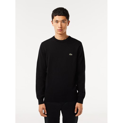 Lacoste Sweter AH1985 Czarny Regular Fit ze sklepu MODIVO w kategorii Swetry męskie - zdjęcie 184949884