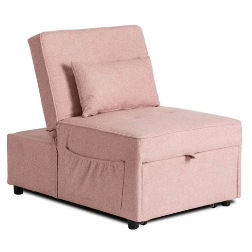 Różowy wielofunkcyjny fotel rozkładany C6-P91 ze sklepu Edinos.pl w kategorii Fotele - zdjęcie 184952791