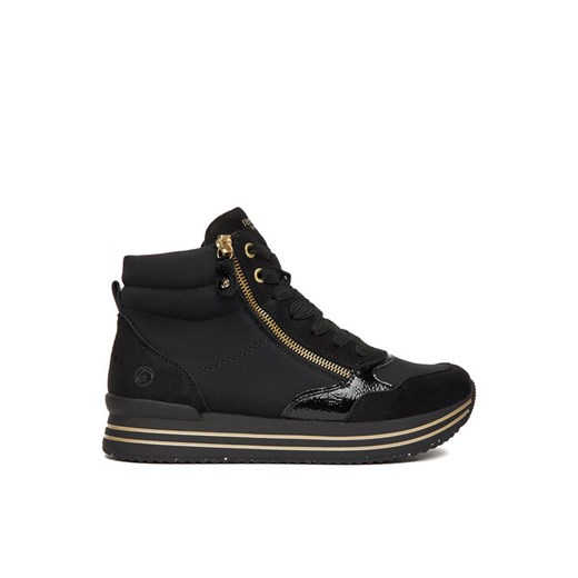Sneakersy Remonte D1370-01 Czarny ze sklepu eobuwie.pl w kategorii Buty sportowe damskie - zdjęcie 184952961