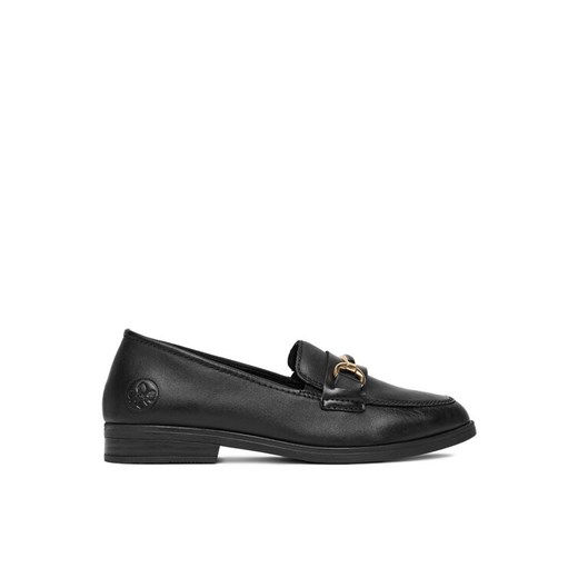 Loafersy Rieker 46262-01 Czarny ze sklepu eobuwie.pl w kategorii Mokasyny damskie - zdjęcie 184952964