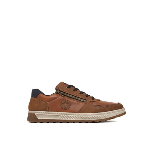Sneakersy Rieker 37029-25 Brązowy ze sklepu eobuwie.pl w kategorii Buty sportowe męskie - zdjęcie 184952990