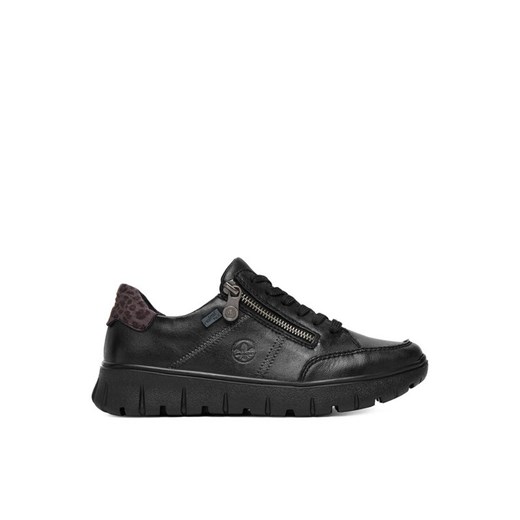 Sneakersy Rieker N1301-01 Czarny ze sklepu eobuwie.pl w kategorii Buty sportowe damskie - zdjęcie 184952991