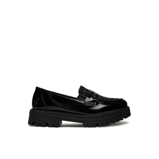 Loafersy Rieker 47550-00 Czarny ze sklepu eobuwie.pl w kategorii Buty sportowe damskie - zdjęcie 184953141