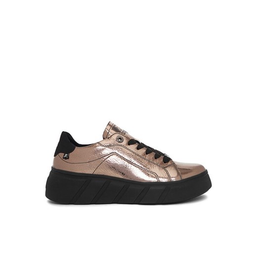 Sneakersy Rieker W2601-91 Złoty ze sklepu eobuwie.pl w kategorii Buty sportowe damskie - zdjęcie 184953181