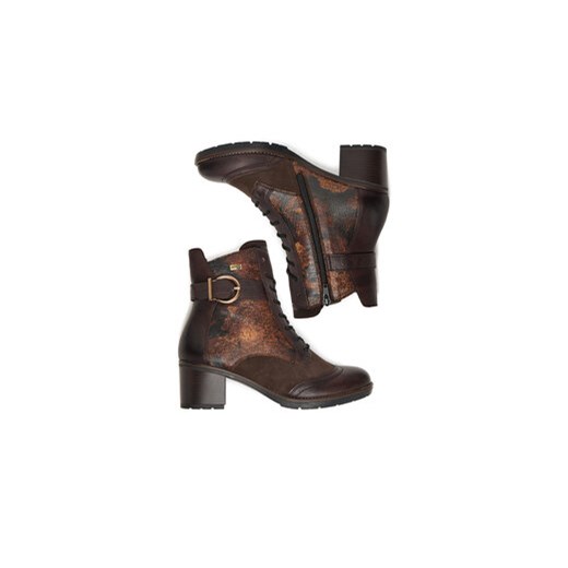 Botki Remonte D2A77-25 Brązowy Remonte 36 eobuwie.pl