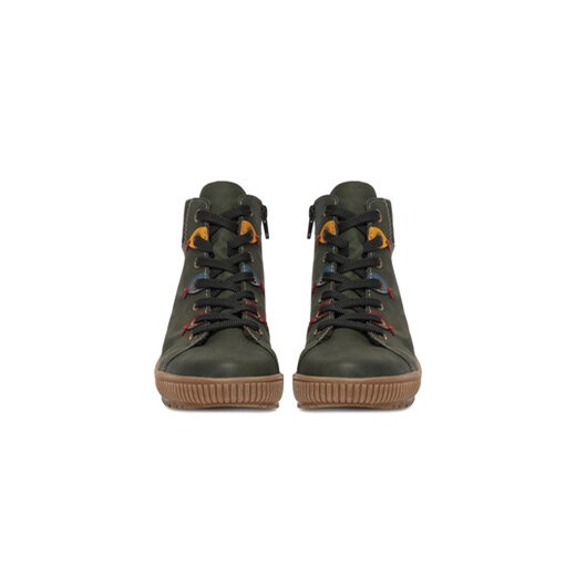 Botki Rieker N0711-54 Zielony Rieker 40 eobuwie.pl