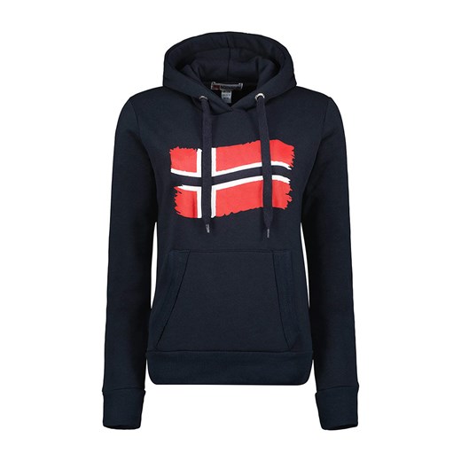 Geographical Norway Bluza &quot;Florence&quot; w kolorze granatowym ze sklepu Limango Polska w kategorii Bluzy damskie - zdjęcie 184955821