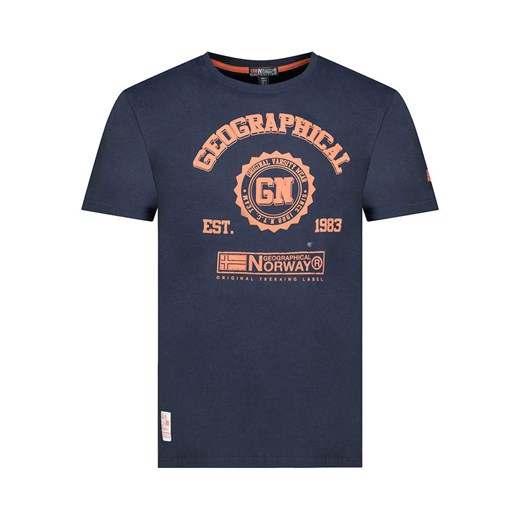 Geographical Norway Koszulka &quot;Jamilia&quot; w kolorze granatowym ze sklepu Limango Polska w kategorii T-shirty męskie - zdjęcie 184955923