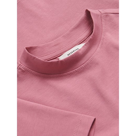 Reserved - T-shirt regular - jasnofioletowy Reserved XS Reserved