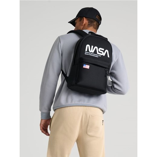 Sinsay - Plecak NASA - czarny Sinsay One Size Sinsay wyprzedaż