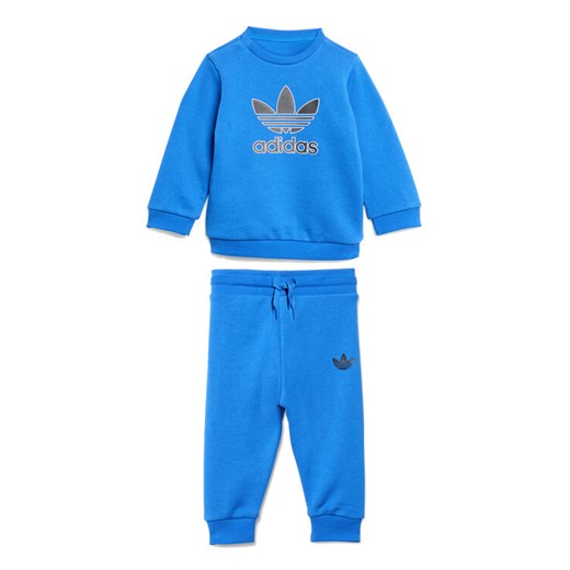 adidas Dres Trefoil JY0136 Niebieski Regular Fit ze sklepu MODIVO w kategorii Odzież dla niemowląt - zdjęcie 184957531