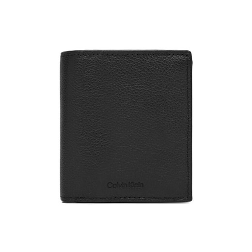 Calvin Klein Duży Portfel Męski Micropebble Comp Trifold W Coin LV04D1034G Czarny ze sklepu MODIVO w kategorii Portfele męskie - zdjęcie 184957532
