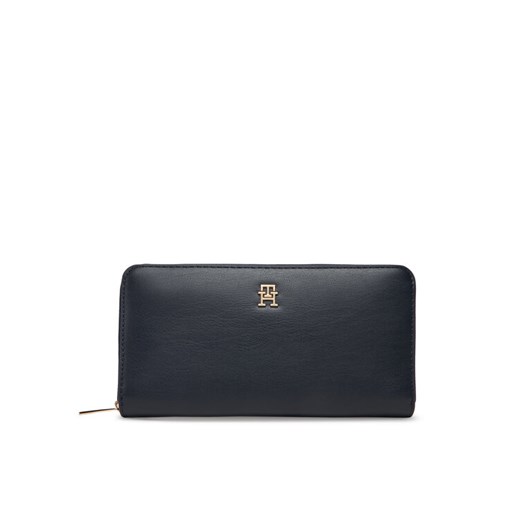 Tommy Hilfiger Duży Portfel Damski Th Icon Lrg Za AW0AW17744 Granatowy ze sklepu MODIVO w kategorii Portfele damskie - zdjęcie 184957602