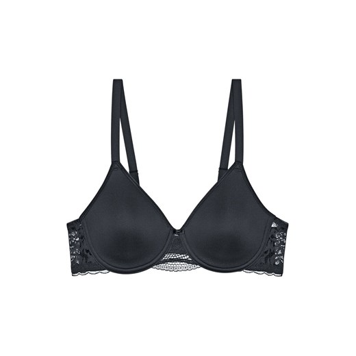 Triumph biustonosz miękki Modern Lace+Cotton 10215960-0004, Kolor czarny, Rozmiar 75B, Triumph ze sklepu Intymna w kategorii Biustonosze - zdjęcie 184958713