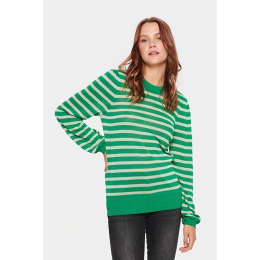 SAINT TROPEZ Sweter &quot;Saint Tropez&quot; w kolorze zielonym ze sklepu Limango Polska w kategorii Swetry damskie - zdjęcie 184958894