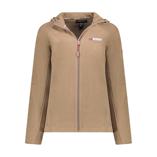 Geographical Norway Kurtka polarowa &quot;Tugood&quot; w kolorze szarobrązowym ze sklepu Limango Polska w kategorii Bluzy damskie - zdjęcie 184959030