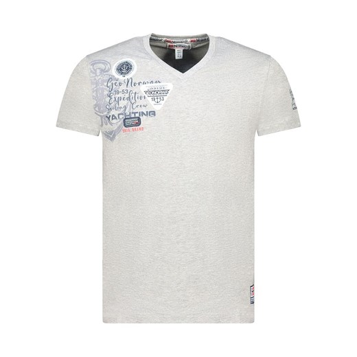 Geographical Norway Koszulka &quot;Jademora&quot; w kolorze szarym ze sklepu Limango Polska w kategorii T-shirty męskie - zdjęcie 184959043