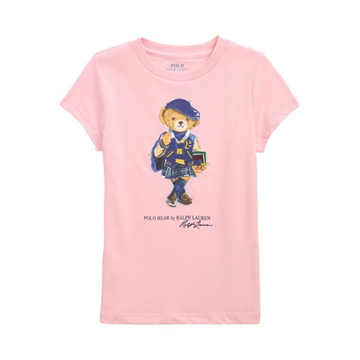 Polo Ralph Lauren T-Shirt 312961230001 Różowy Regular Fit ze sklepu MODIVO w kategorii Bluzki dziewczęce - zdjęcie 184959302