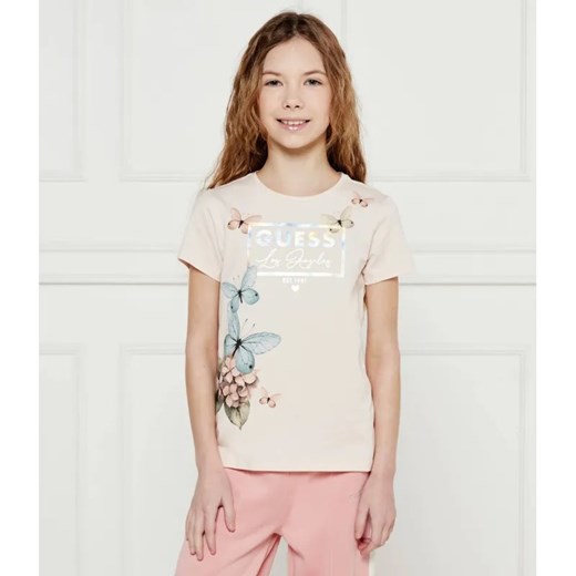 Guess T-shirt | Regular Fit ze sklepu Gomez Fashion Store w kategorii Bluzki dziewczęce - zdjęcie 184959714