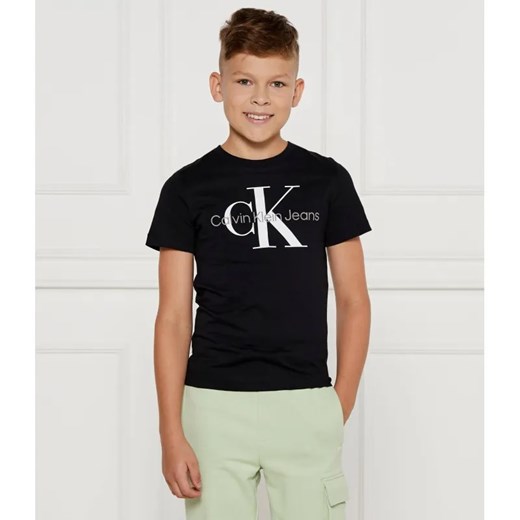 Calvin Klein Jeans T-shirt | Regular Fit ze sklepu Gomez Fashion Store w kategorii Bluzki dziewczęce - zdjęcie 184959730