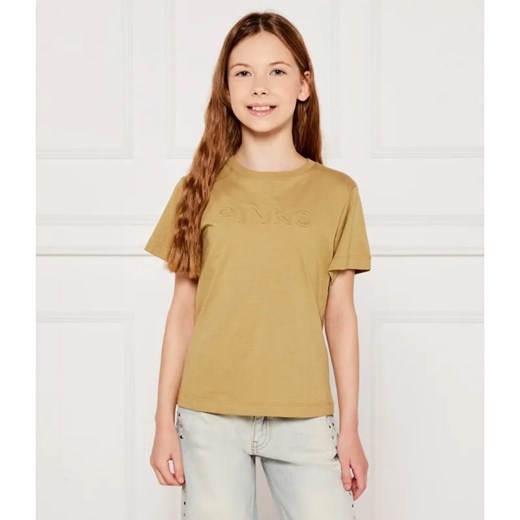 Pinko UP T-shirt | Regular Fit ze sklepu Gomez Fashion Store w kategorii Bluzki dziewczęce - zdjęcie 184959760