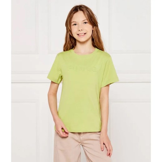 Pinko UP T-shirt | Regular Fit ze sklepu Gomez Fashion Store w kategorii Bluzki dziewczęce - zdjęcie 184959772