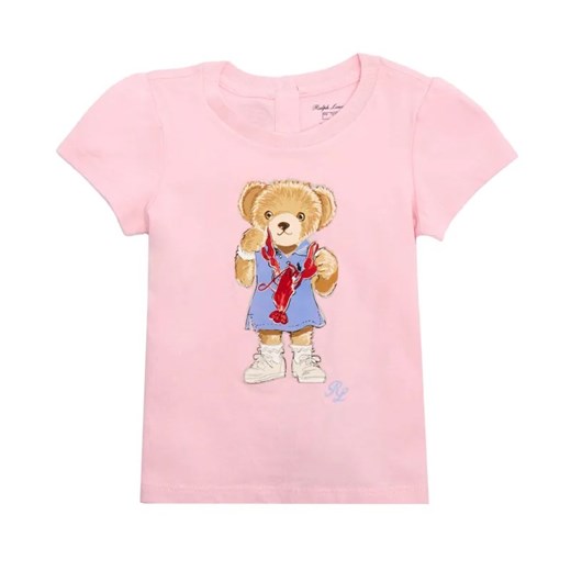 POLO RALPH LAUREN T-shirt | Regular Fit ze sklepu Gomez Fashion Store w kategorii Bluzki dziewczęce - zdjęcie 184959791