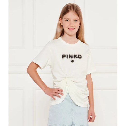 Pinko UP T-shirt | Loose fit ze sklepu Gomez Fashion Store w kategorii Bluzki dziewczęce - zdjęcie 184959822