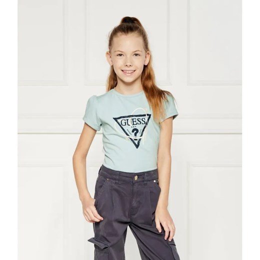 Guess T-shirt | Regular Fit ze sklepu Gomez Fashion Store w kategorii Bluzki dziewczęce - zdjęcie 184959850