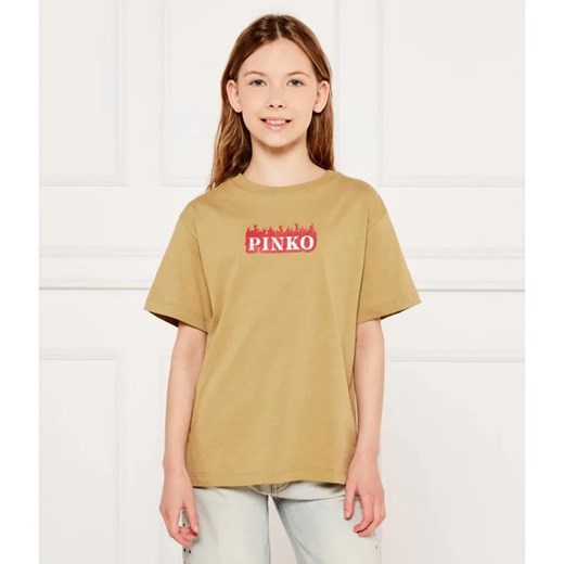 Pinko UP T-shirt | Oversize fit ze sklepu Gomez Fashion Store w kategorii Bluzki dziewczęce - zdjęcie 184959854