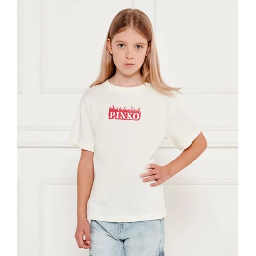 Pinko UP T-shirt | Oversize fit ze sklepu Gomez Fashion Store w kategorii Bluzki dziewczęce - zdjęcie 184959862